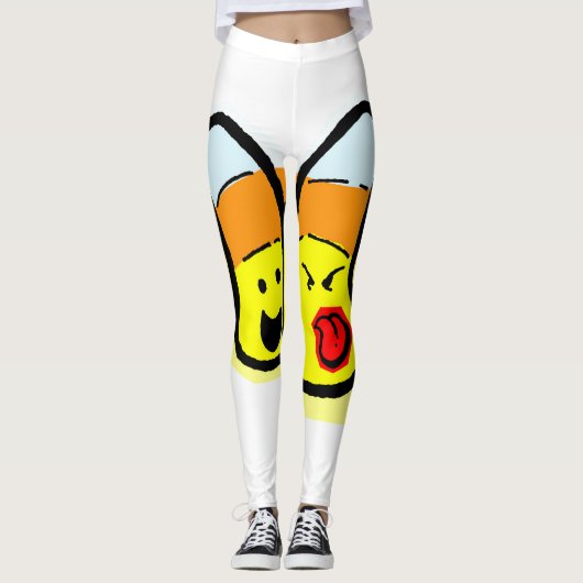 Snoepjes poten - Candy Corn Leggings (Voorkant)
