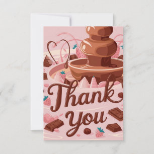 Snoepjes Schattigee Chocolade bedankkaart