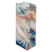 Snoepjes schepje wijn cadeautas (Voorkant Gekanteld)