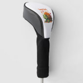 Snoepjes schildpad golfheadcover (Schuin)