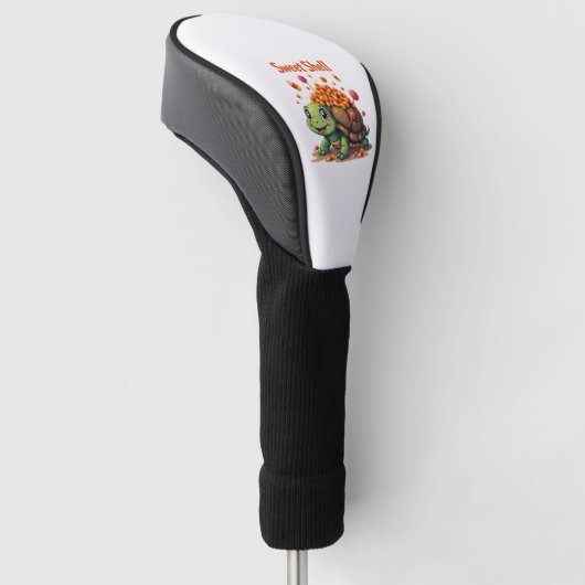 Snoepjes schildpad golfheadcover (Schuin)