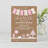 Snoepjes staaf | Vrijgezellenfeest Kaart (Staand voorkant)