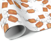 Snoepjes van gezouten karamelkaramel Snoep Cadeaupapier (Rol Hoek)