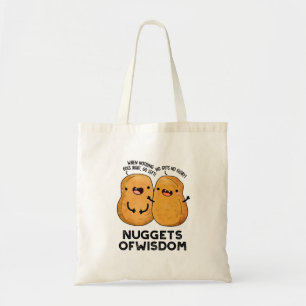 snoepjes van het weeshuis Wisdom Funny Food Pun Tote Bag