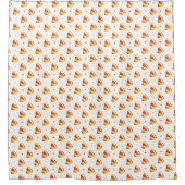 snoepkernen Halloween Snoep Pattern Douchegordijn (Voorkant)