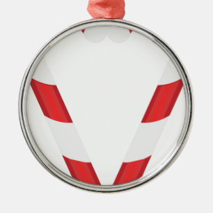 snoepriethart metalen ornament