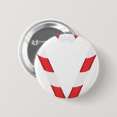snoepriethart ronde button 5,7 cm (Voorkant /achterkant)