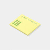 Snoepstokjes trio cartoon groenten post-it® notes (Schuin)