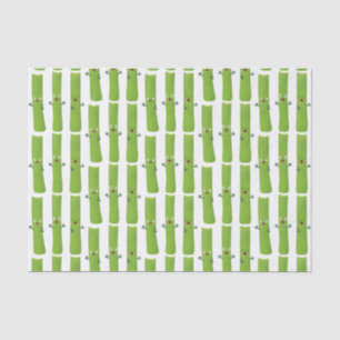 Snoepstokjes trio cartoon groenten tissuepapier