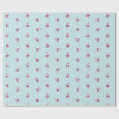 Snoepstokken en Strikken Cadeaupapier (Vlak)