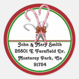 snoepsuikerriet ronde sticker