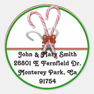 snoepsuikerriet ronde sticker