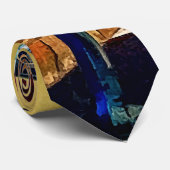 Snoepwinkel Met Frisdrankfontein Stropdas (Opgerold)