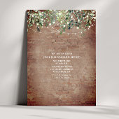 Snoerlampen Baksteen Botanisch Algemene Feest Kaart