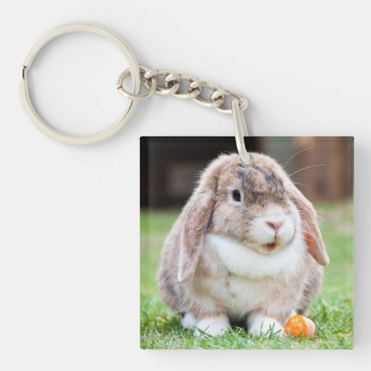 Snoezelkonijn Sleutelhanger (voorkant)