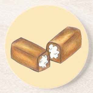 Snok Junk Food Junkie Sweets, met crème gevuld Zandsteen Onderzetter