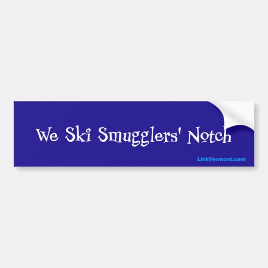 Snok van de smokkelaar bumpersticker (Voorkant)