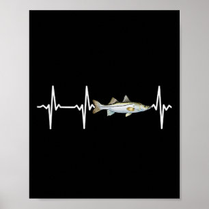 Snook Hartslag Voor Liefhebbers Van Zoutwatervis V Poster
