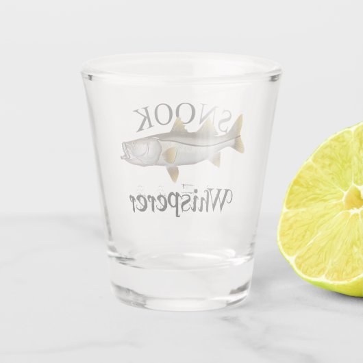 Snook Whisperer Light Shot Glas (Achterkant)