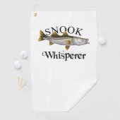 Snook Whisperer Light Vist Towel Golfhanddoek (Insitu)