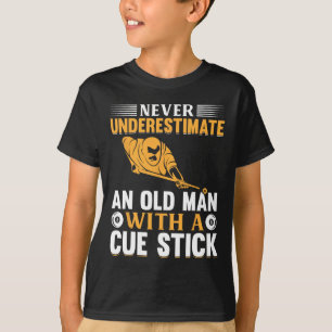 Snooker 8-ll biljart Pool biljartspeler T-shirt