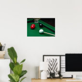 Snooker-apparatuur Poster (Thuiskantoor)