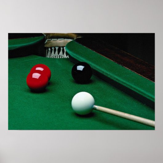 Snooker-apparatuur Poster (Voorkant)