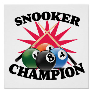 Snooker Champion Perfect Poster