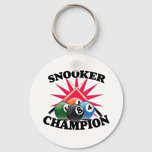 Snooker Champion Sleutelhanger (Voorkant)