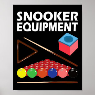 Snooker Equipment Biljart Truien voor Heren 8 LL P Poster