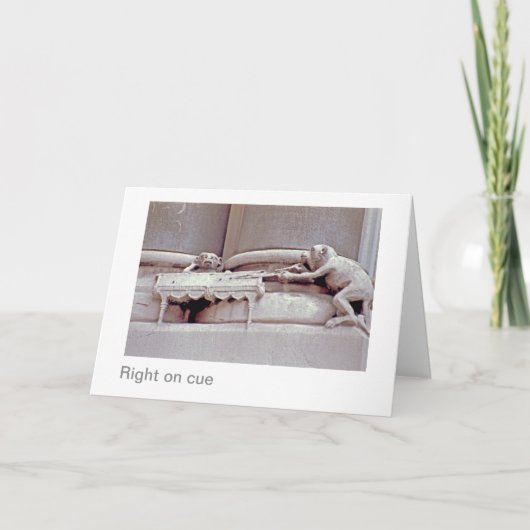 Snooker Kaart (Voorkant)