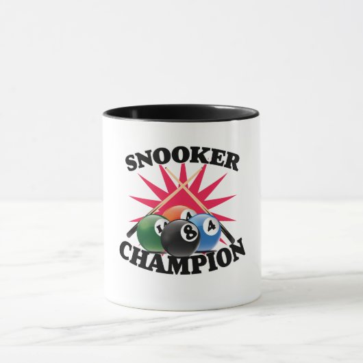 Snooker Kampioen Mok (Midden)