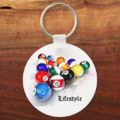 Snooker - Lifestyle Sleutelhanger (Voorkant)