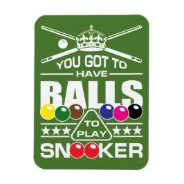 Snooker Notice Magneet