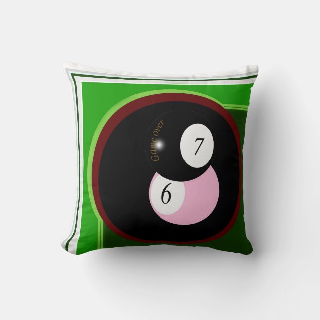 Snooker Pool Billards Kussen (Voorkant)