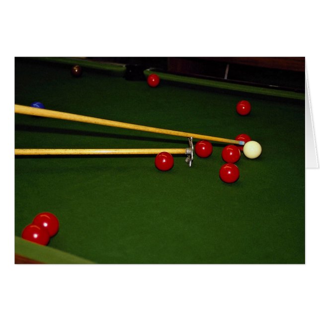 Snooker shot (Voorkant Horizontaal)