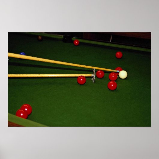 Snooker shot poster (Voorkant)