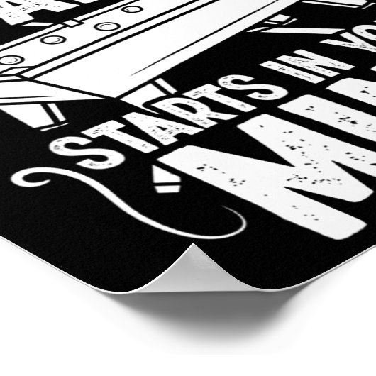 Snooker spel begint in gedachten zwembad apparatuu poster (Hoek)