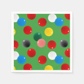 Snooker Speler Verjaardagsfeestje Servet (Voorkant)