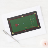 Snooker tafel Stickers (Envelop)