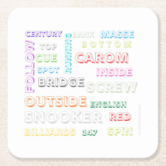 Snooker thema onderzetter