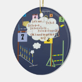 Snooker Wiskunde Keramisch Ornament (Links)