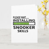 Snookervaardigheden installeren kaart (Gele Bloem)