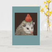 Snoop la carte opossum (Fleur jaune)