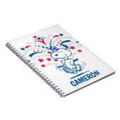 Snoopy 4 juli Dance Notitieboek (Rechterzijde)