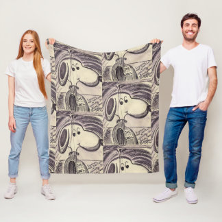 #SNOOPY AKA #JOECOOL FLEECE DEKEN