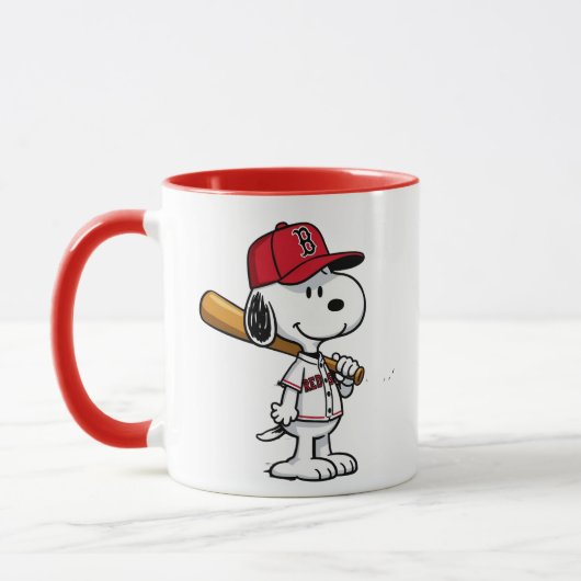 Snoopy Baseball Boston Mok (Links)