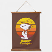 Snoopy | Beagle Scout - Happy Camper Hangend Wandkleed (Voorkant)