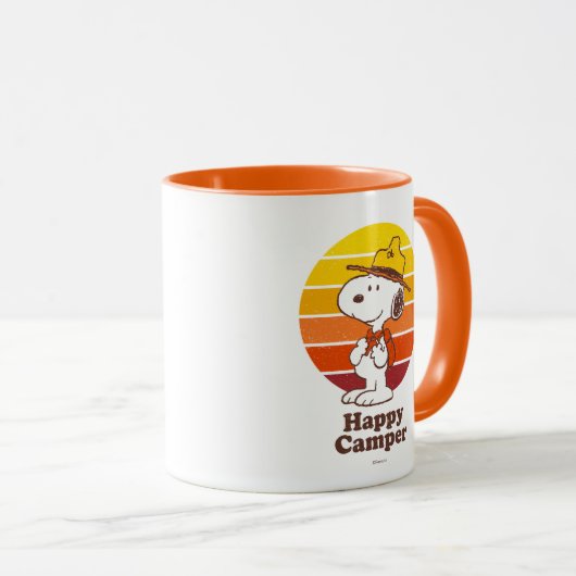 Snoopy | Beagle Scout - Happy Camper Mok (Voorkant rechts)