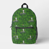 Snoopy Beagle Scout Hiking Pattern Bedrukte Rugzak (Voorkant)